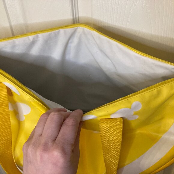 Disney Store Cooler Bag Mickey Mouse Lemon Wedge Large Summer Fun 20" Wide - Picture 3 of 15